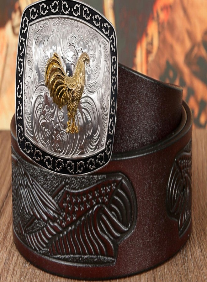 WMG Western Belt Buckle - Imperial Crest Rooster Buckles - Cowboy Belt Buckle - Fits 1.5 - Image 5